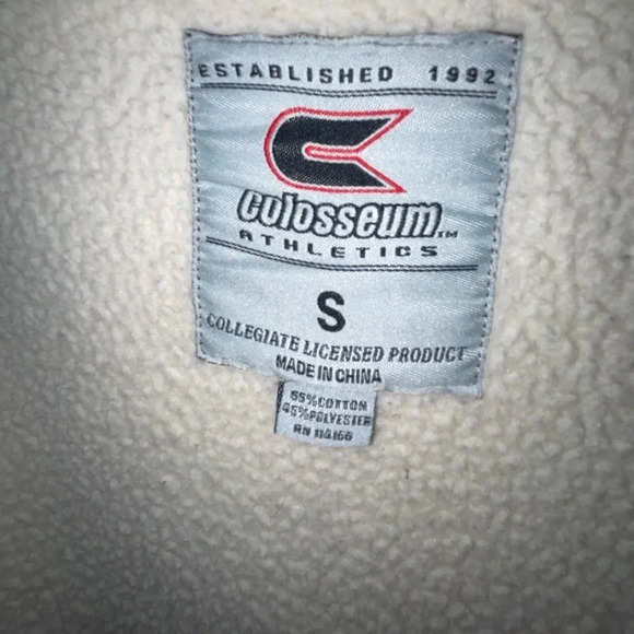 University Of Georgia Colosseum Zip Up Fleece Lined Hoodie Size Small Bulldogs - Picture 6 of 9